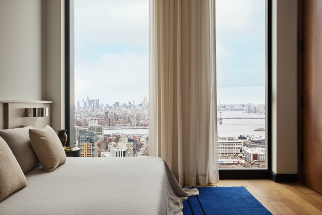 Bedroom at The Brooklyn Tower